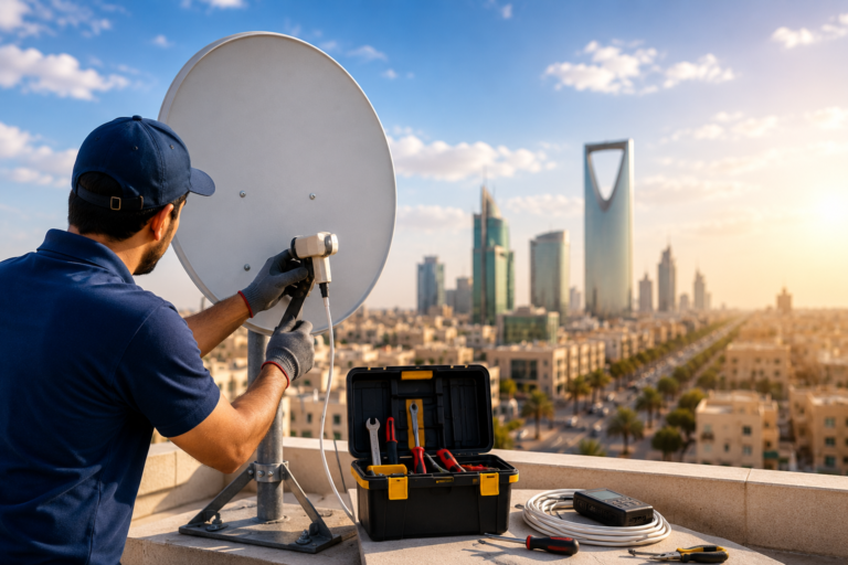 فني تركيب دش في الرياض