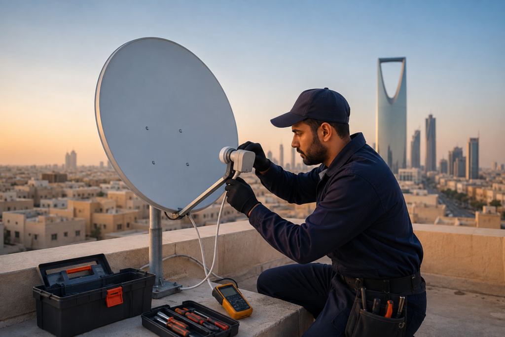 تركيب دش جديد في الرياض