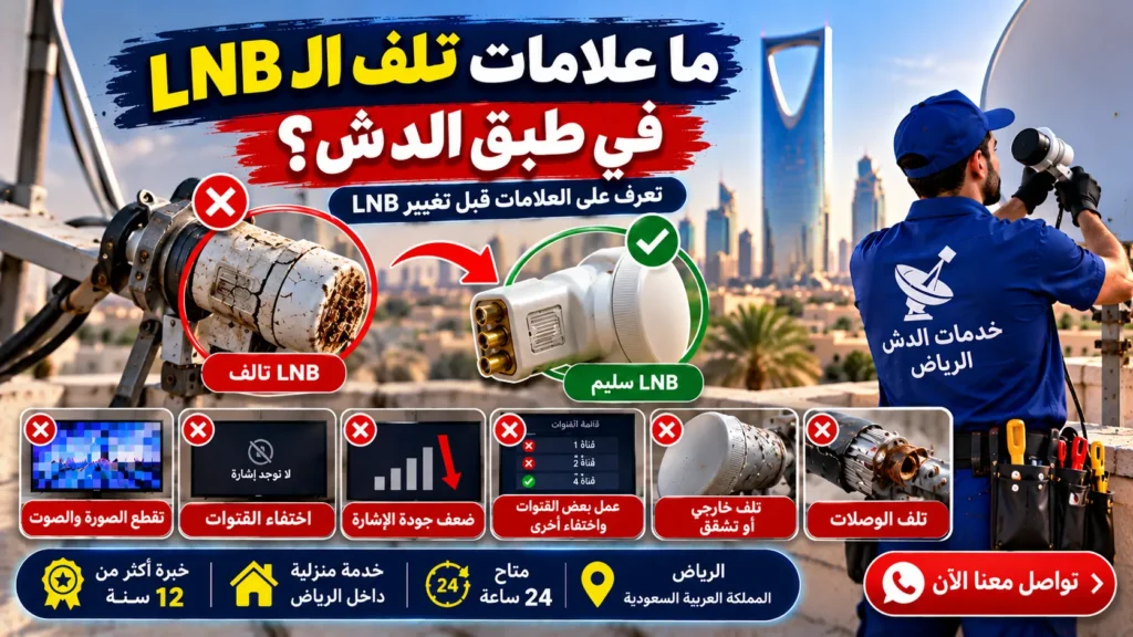 علامات تلف الـLNB