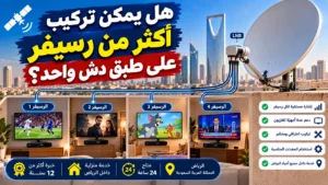 تركيب أكثر من رسيفر على طبق دش واحد