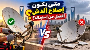 إصلاح الدش أفضل من استبداله